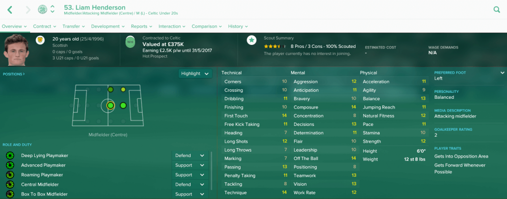 Liam Henderson FM17