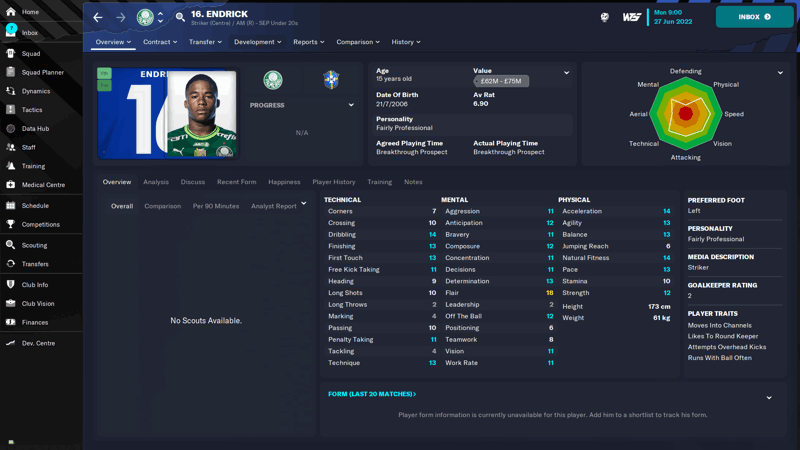 Football Manager 2023 wonderkids and best young players in FM23