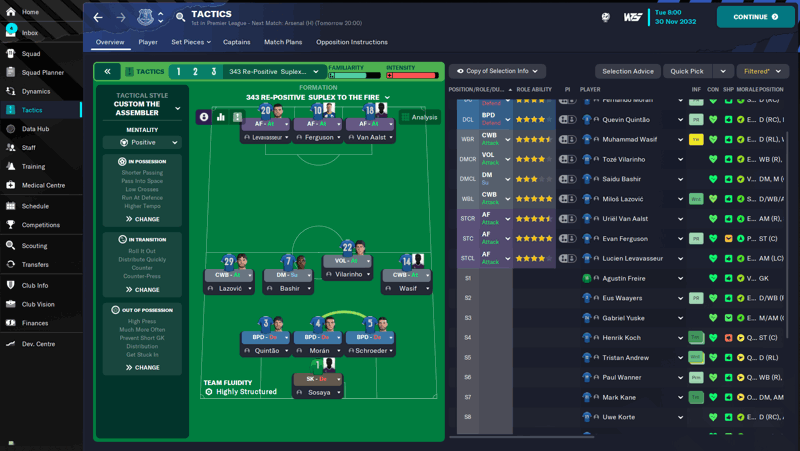 Creating a Unique Tactic in FM23 - Dictate The Game