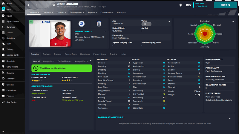 jesse lingard fm24