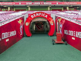 benfica player tunnel