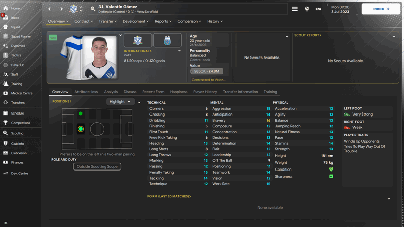 valentin gomez fm24 argentinian wonderkids