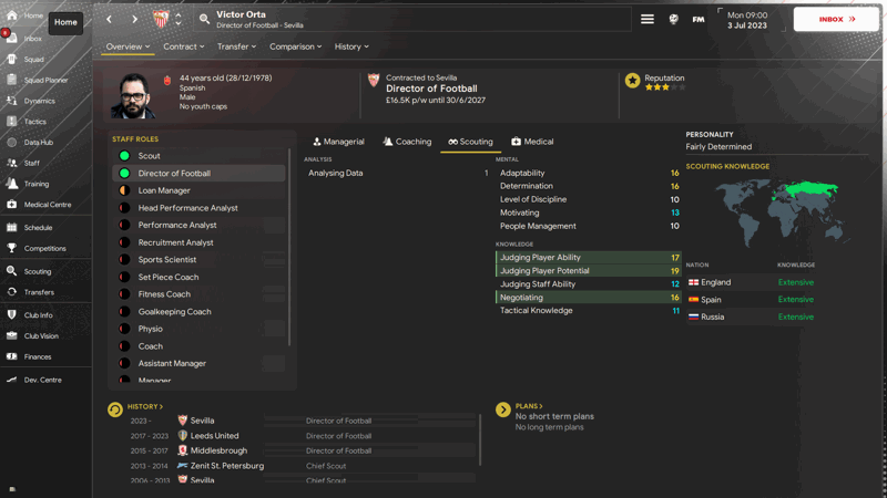 victor orta best director of football fm24