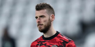 david de gea playing for manchester united in 2021