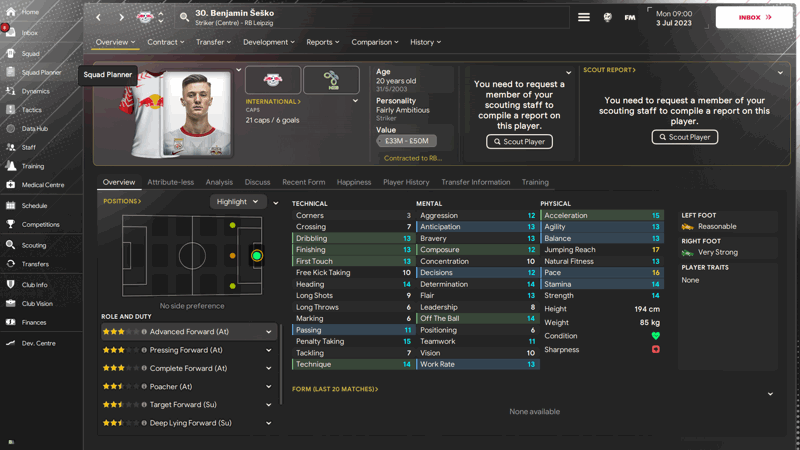 Who are the best complete forwards in FM24? The Higher Tempo Press