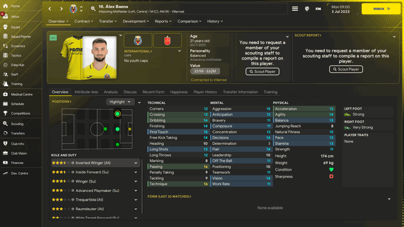 alex baena fm24 low profile spanish youngsters