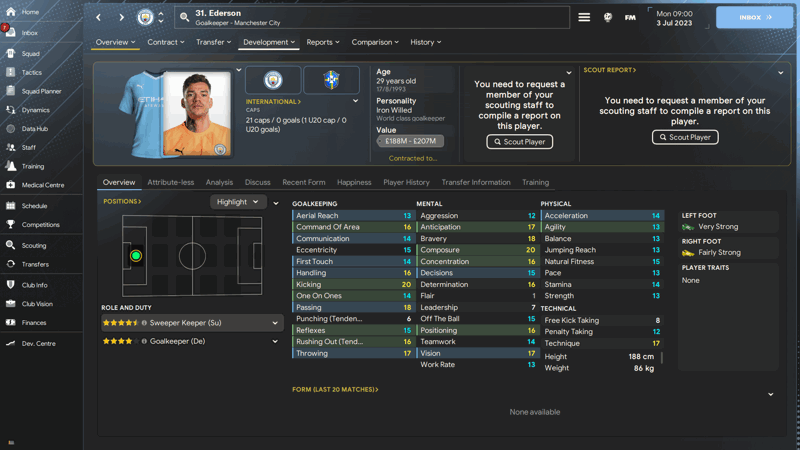ederson best fm24 players based on ca