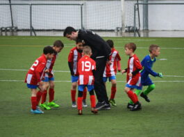 kids football training