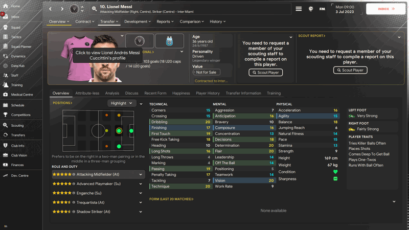 lionel messi best fm24 players based on ca