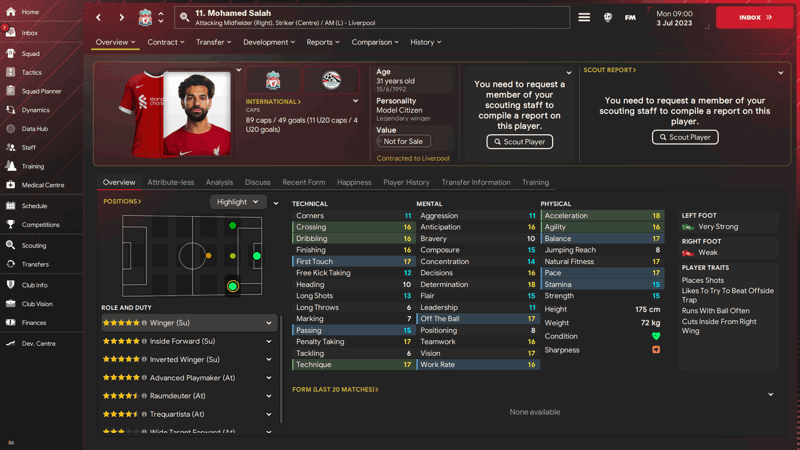 mo salah best fm24 players based on ca
