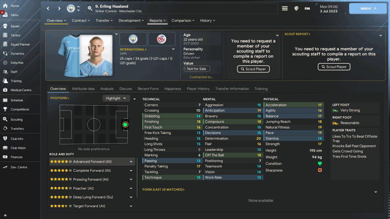 erling haaland fm24 profile 2