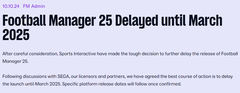 fm25 delay screenshot