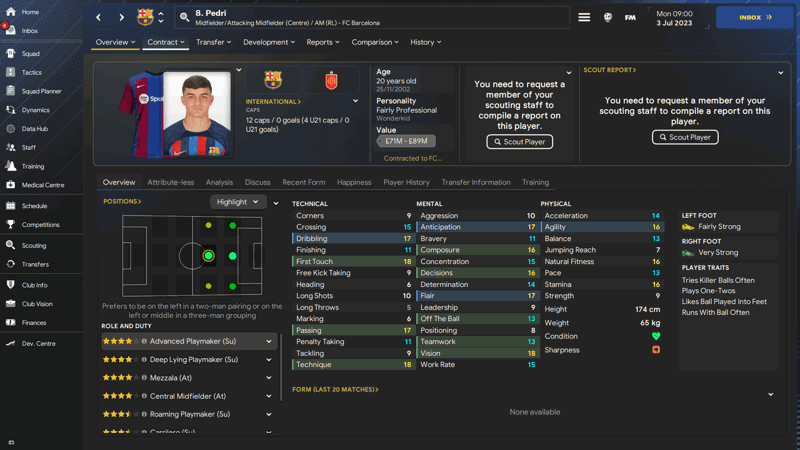 pedri best fm24 wonderkids