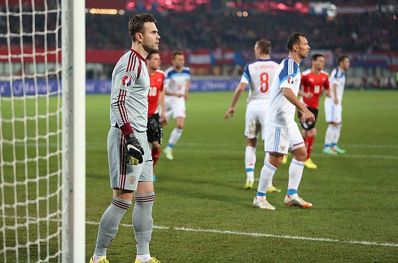 igor akinfeev in goal