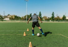 football practice