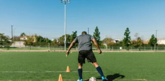 football practice