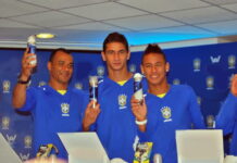 ganso with neymar and cafu