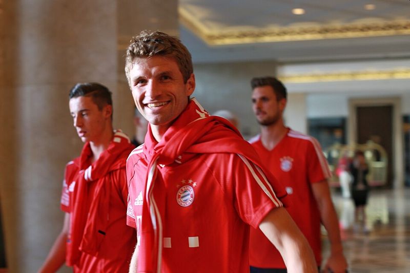 thomas muller playing for bayern