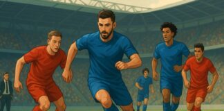 attacking midfielder illustration