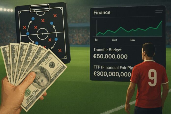 football manager financials ffp concept image