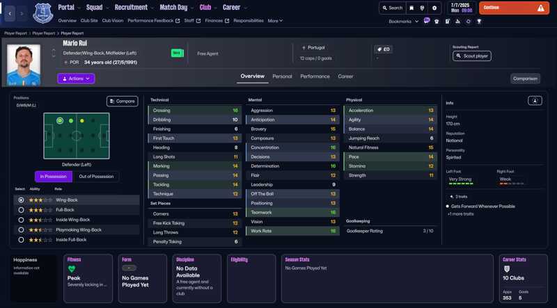 marco rui fm26 profile