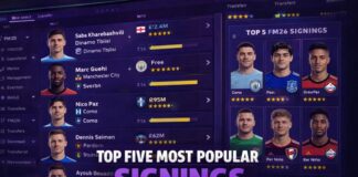top 5 fm26 signings