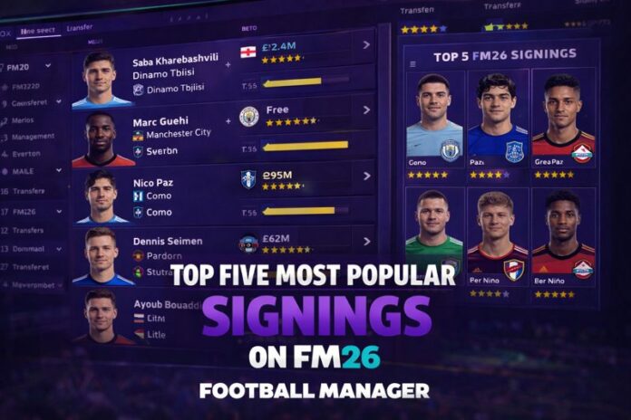 top 5 fm26 signings