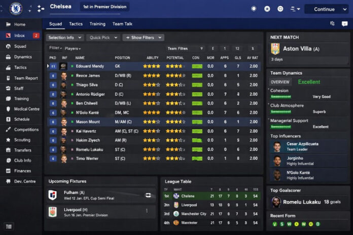 Chelsea Football Manager