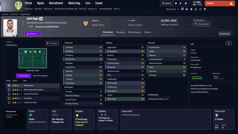 jose gaya fm26 profile
