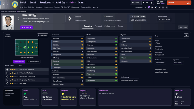 rocco reitz fm26 profile