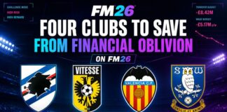 FM26 Four clubs to save from financial oblivion