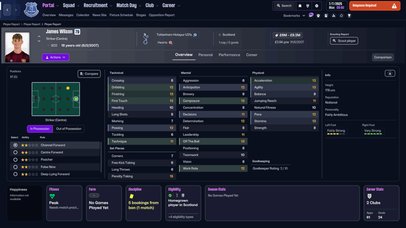 james wilson fm26 profile