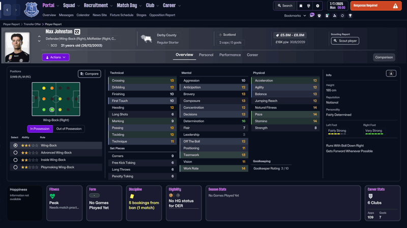 max johnson fm26 profile