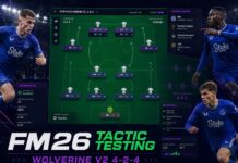 Tactic testing FM26 Wolverine 424