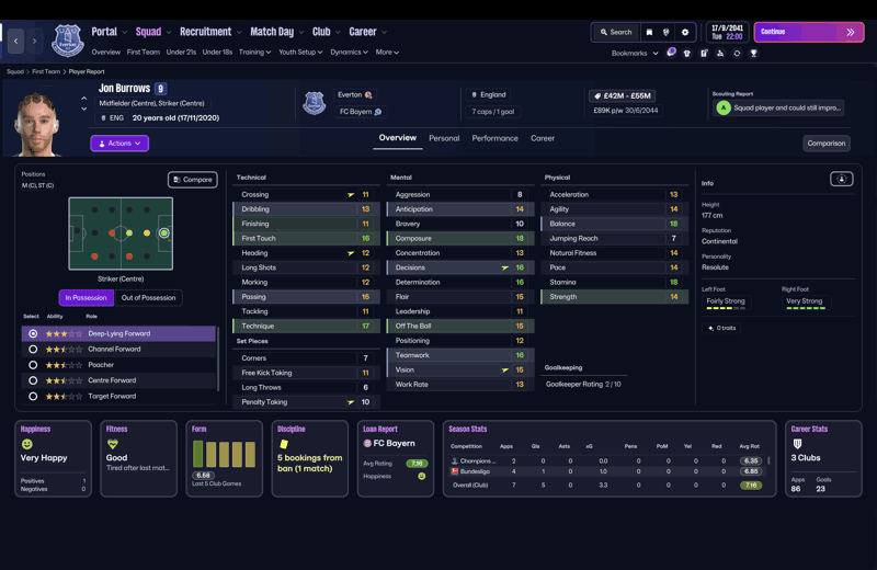 jon burrows fm26 profile