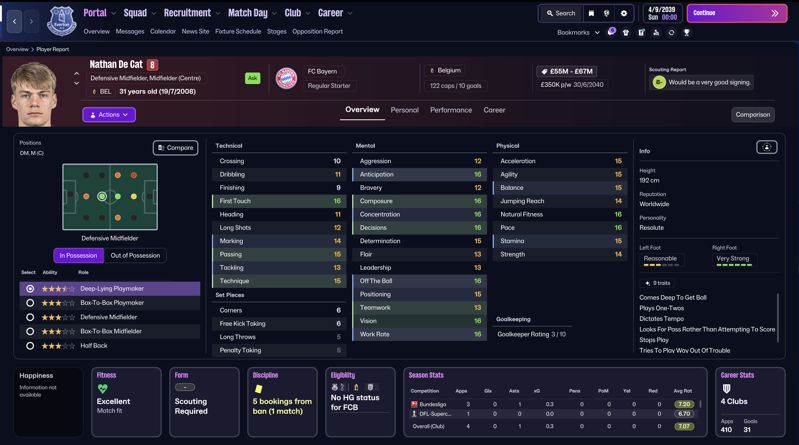 nathan de cat fm26 profile
