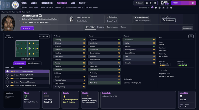 johan manzambi fm26 profile