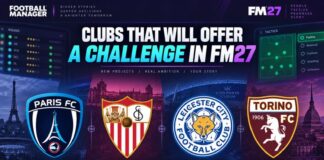 Clubs That Will Offer A Challenge In FM27