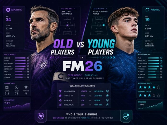 old vs young players in fm26