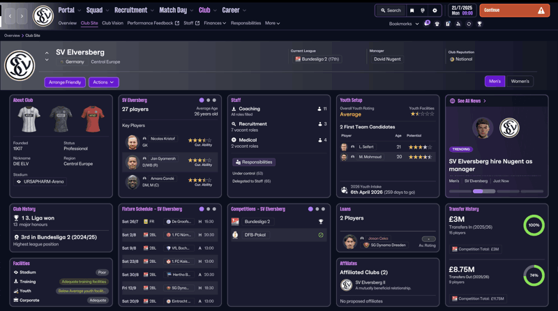 sv elversberg fm26 team profile