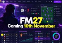 FM27 release date revealed as 10th November 2026 FM27 Coming 10th November